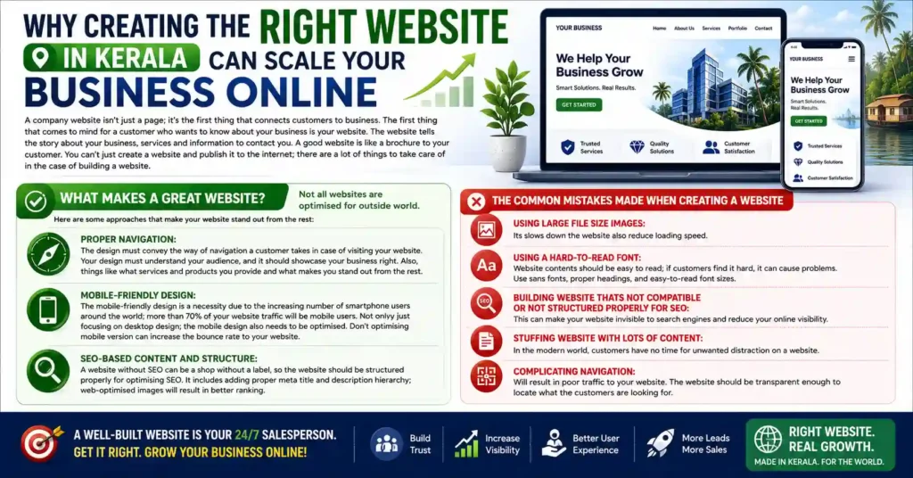 Why Creating the Right Website in Kerala Can Scale Your Business Online
